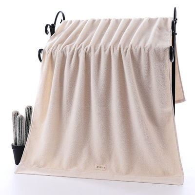 Ensemble de serviettes de bain en coton avec logo brodé Doux et absorbant Taille personnalisée 34*74 cm
