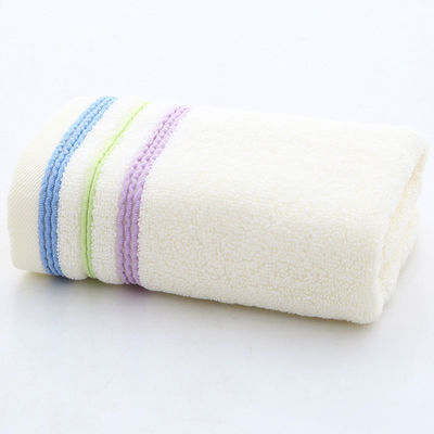 Ensemble de serviettes Dobby multicolores en coton 100% pour une expérience de bain douce et absorbante