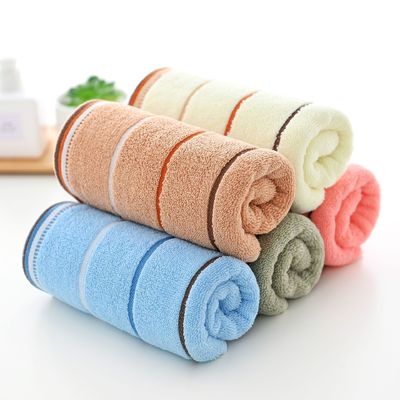 Groupe d'âge enfant Broderie en coton Tissu de lavage du visage doux pour l'absorption des serviettes ménagères