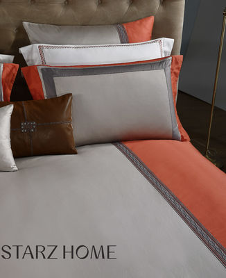 Ensemble de literie d'hôtel 100% coton 4 pièces draps plats et couverture de couette pour lit de grande taille