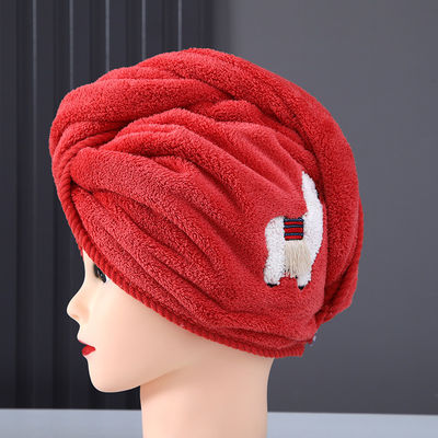 Capuchons pour cheveux secs tissés pour femmes Capuchons de douche à séchage rapide et épaissis avec serviettes absorbante