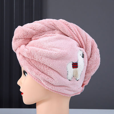 Capuchons pour cheveux secs tissés pour femmes Capuchons de douche à séchage rapide et épaissis avec serviettes absorbante