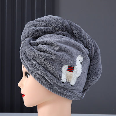 Capuchons pour cheveux secs tissés pour femmes Capuchons de douche à séchage rapide et épaissis avec serviettes absorbante