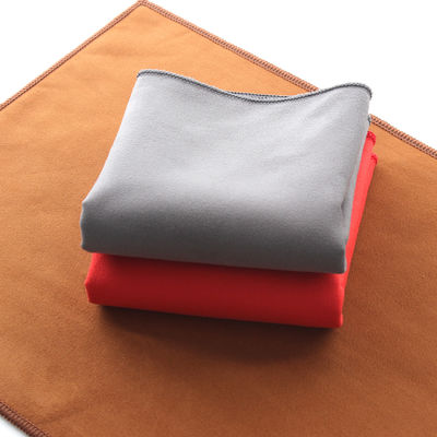 Tissu épais de velours de corail en microfibre de verre à essuyer sans rayures Tissu tricoté pour lavage de voiture