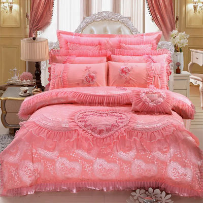 200TC 100% coton lit drap couverture couette lit ensemble pour le style européen et américain