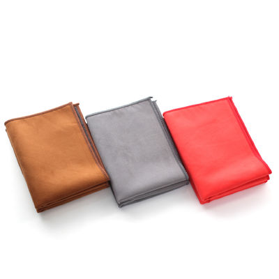 Tissu épais de velours de corail en microfibre de verre à essuyer sans rayures Tissu tricoté pour lavage de voiture