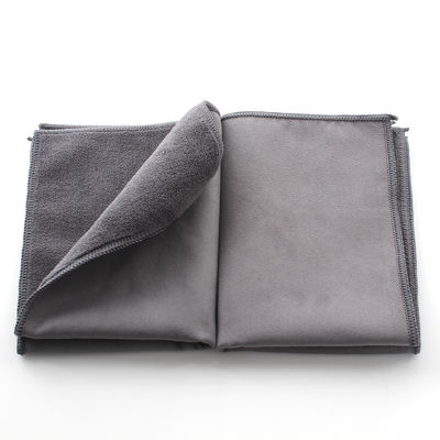 Tissu épais de velours de corail en microfibre de verre à essuyer sans rayures Tissu tricoté pour lavage de voiture