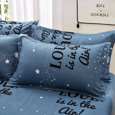 Modèle pittoresque Matériau 100% polyester pour le tissu de lit et la literie mis en place à Changxing