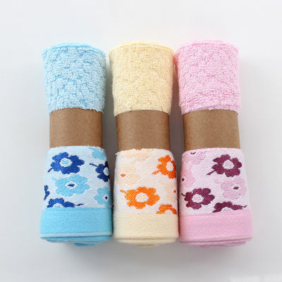 Boîte cadeau à mouchoir en fibre de bambou à motifs doux et absorbant lavage du visage pour bébé