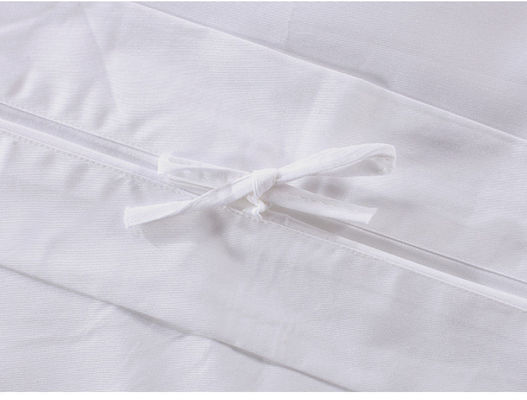 4 pièces 60s 300tc 100% coton blanc satin lit ensemble pour le luxe 5 étoiles Resort Hôtel