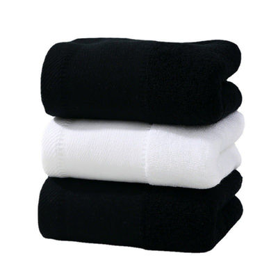 Accueil Hôtel Spa Voyage Toile de coton pur avec imprimé logo personnalisé Blanc Noir