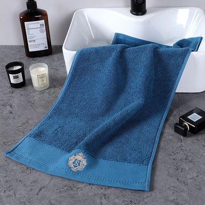 Ensemble de serviettes d'hôtel de luxe à bande de coton épais avec logo brodé et logo OEM