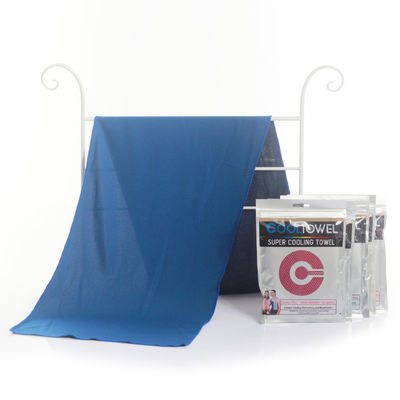Toile de nettoyage du visage Toile de refroidissement en coton pour activités sportives et de conditionnement physique