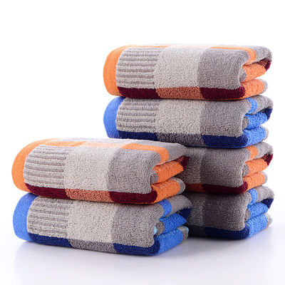 Accueil Taille personnalisée Embroidery Logo serviette en coton pour hommes femmes serviettes épaisses douces