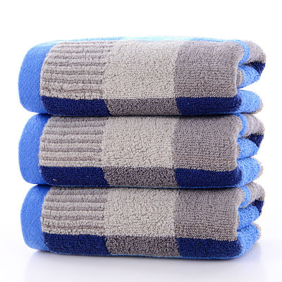 Accueil Taille personnalisée Embroidery Logo serviette en coton pour hommes femmes serviettes épaisses douces