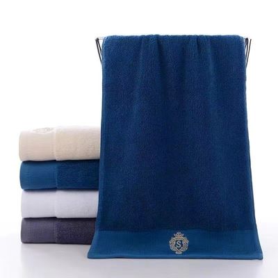 Logo publicitaire de l'hôtel personnalisé Pure Cotton Absorbant serviette pour le visage pour la maison et le spa