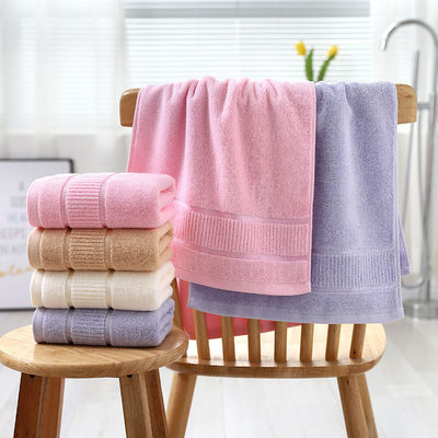 Embroidery Logo serviette en coton pour enfants femmes hôtel de maison Spa Ect 35 * 75 cm / 70 * 140 cm