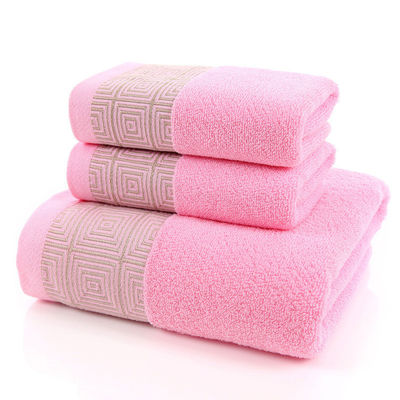 Absorbant épaissis 3 pièces / 1 ensemble serviettes pour la maison Hôtel cadeau Durable 100% coton