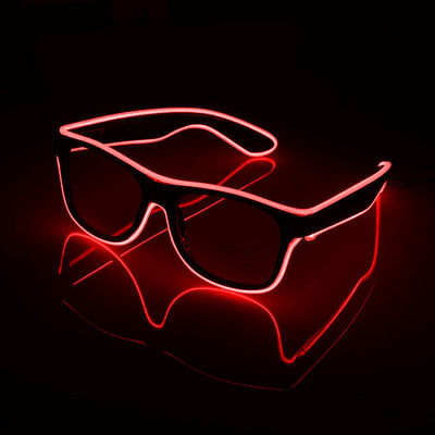 Lunettes lumineuses volets lumineux lunettes de soleil pour les fêtes bar flash LED jouets légers
