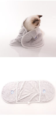 Des serviettes pour animaux de compagnie absorbant épaissis en couleur solide pour la maison, l'hôtellerie et le sport de grande taille