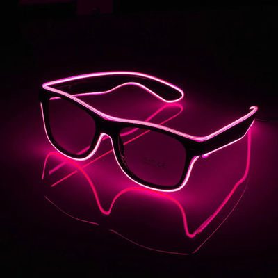 Lunettes lumineuses volets lumineux lunettes de soleil pour les fêtes bar flash LED jouets légers