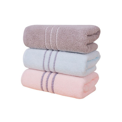 Modèle de couleur pure Peigné coton de luxe Bains à main et serviettes pour tous les âges et tous les sexes