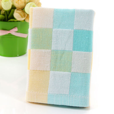 Antimicrobien coton double gaze serviette pour le visage pour enfants pour la maternelle
