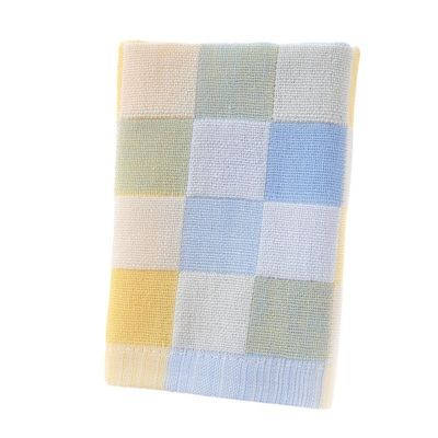 Antimicrobien coton double gaze serviette pour le visage pour enfants pour la maternelle