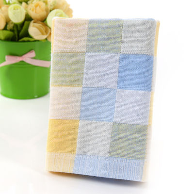 Antimicrobien coton double gaze serviette pour le visage pour enfants pour la maternelle
