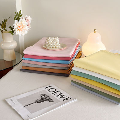 Coton pur 60S 200TC, couverture de lit de couleur solide 133*72