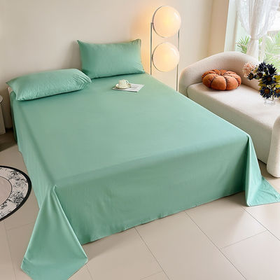 Coton pur 60S 200TC, couverture de lit de couleur solide 133*72