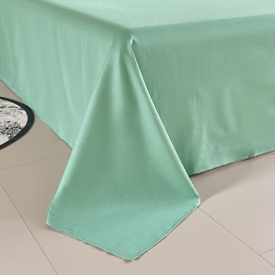 Coton pur 60S 200TC, couverture de lit de couleur solide 133*72