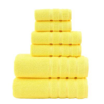 Ensemble de serviettes en coton extra-grand pour l'hôtel Home Spa 6 pièces/ensemble Avantage doux et luxueux