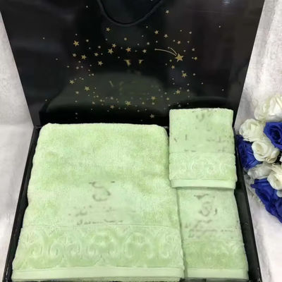 Ensemble de serviettes rectangulaires en polyester pour salle de bain d'hôtel 2024