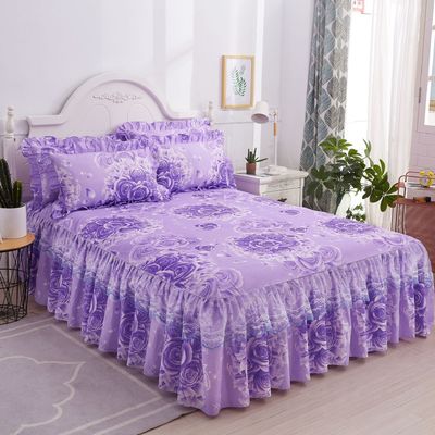 Robe de lit en dentelle double non toxique avec couverture et couvercle protecteur
