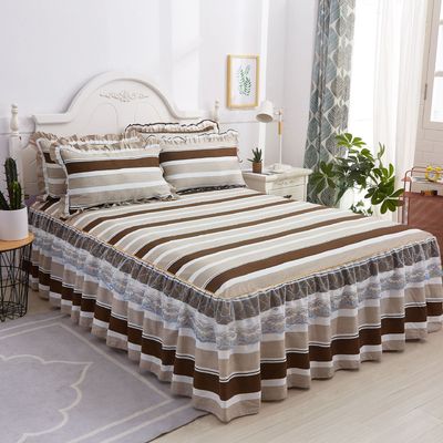 Robe de lit en dentelle double non toxique avec couverture et couvercle protecteur