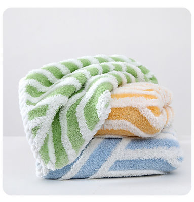 Tissu épais tissé durable Jacquard Vêtement à vaisselle en coral Tissu de nettoyage en microfibre