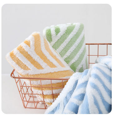 Tissu épais tissé durable Jacquard Vêtement à vaisselle en coral Tissu de nettoyage en microfibre