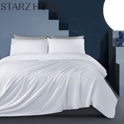 Ensemble de couvertures 100% Tencel Plain 4PCS Ensemble de draps pour une expérience de lit de luxe