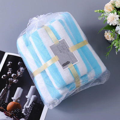 Ensemble de serviettes de bain à base de cation en microfibre de corail douce et absorbante pour tous les âges