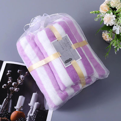 Ensemble de serviettes de bain à base de cation en microfibre de corail douce et absorbante pour tous les âges