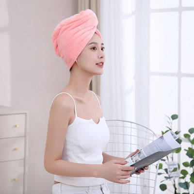 Capuchon de séchage de cheveux de haute densité pour femmes 88g-90g Turban à séchage rapide avec broderie de dessins animés