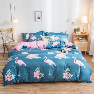 Impression réactive de luxe 4 pièces ensemble de literie pour personnalisé unique double Queen King Taille