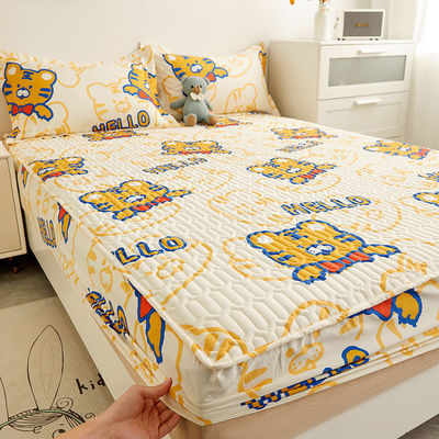 Couverture de matelas imperméable à l'eau pliée pour la maison Hôtel entièrement entouré protection du lit