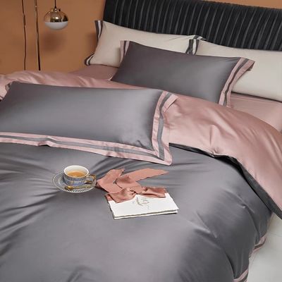 Mercury Home Textile 80s 400TC Ensemble de literie haut méticuleux coton King taille draps de lit