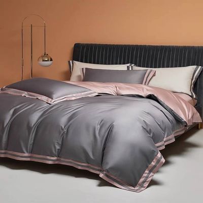 Mercury Home Textile 80s 400TC Ensemble de literie haut méticuleux coton King taille draps de lit