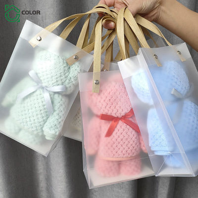Meilleur cadeau de marque privée Douche d'ours mignonne Microfibre Ensemble de cadeaux doux serviettes pour le visage 35*75cm