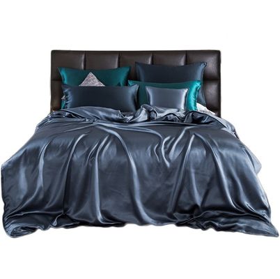 Compte de fils de 19 mm, ensemble de feuilles montées 100% soie certifiée Oeko-TEX Couverture de couette incluse