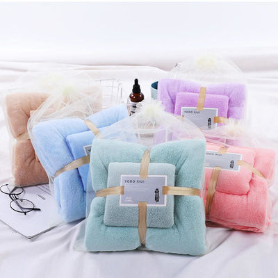 Ensemble de serviettes de bain 3pcs Super forte absorption de l' eau pour la maison Hôtel souvenirs de mariage