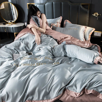 Ensemble de literie de style européen Ensemble de couette avec 100% de fibres de polyester